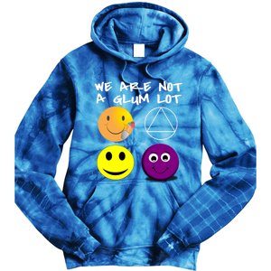 Funny We Are Not A Glum Lot Alcoholics Anonymous Recovery Cool Gift Tie Dye Hoodie