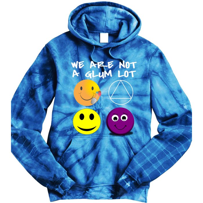 Funny We Are Not A Glum Lot Alcoholics Anonymous Recovery Cool Gift Tie Dye Hoodie