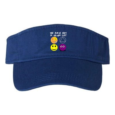 Funny We Are Not A Glum Lot Alcoholics Anonymous Recovery Cool Gift Valucap Bio-Washed Visor