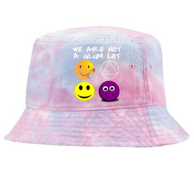 Funny We Are Not A Glum Lot Alcoholics Anonymous Recovery Cool Gift Tie-Dyed Bucket Hat