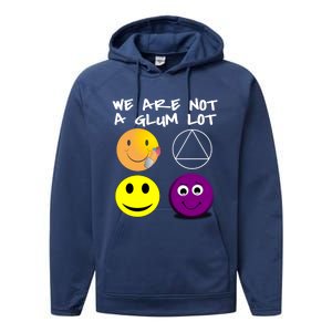 Funny We Are Not A Glum Lot Alcoholics Anonymous Recovery Cool Gift Performance Fleece Hoodie