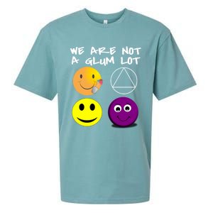 Funny We Are Not A Glum Lot Alcoholics Anonymous Recovery Cool Gift Sueded Cloud Jersey T-Shirt