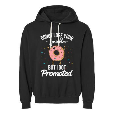 Funny Worker Appreciation I Got Promoted Job Promotion Garment-Dyed Fleece Hoodie
