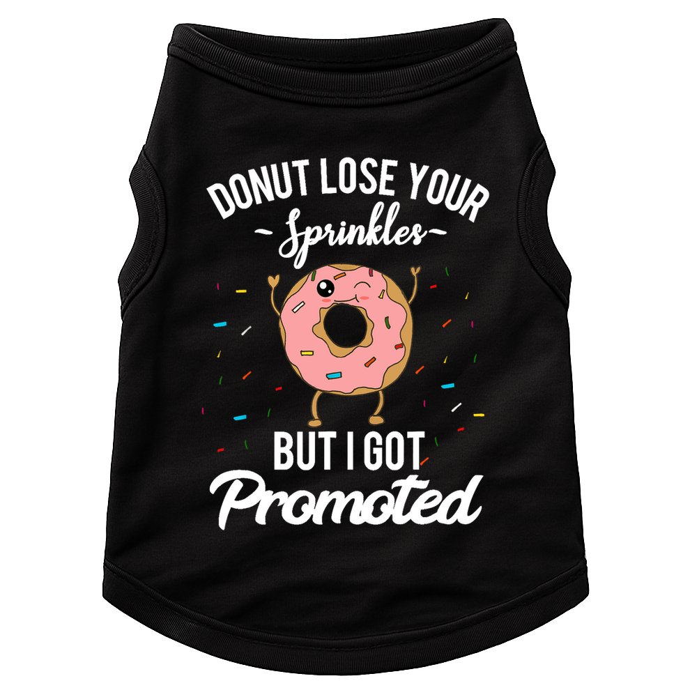 Funny Worker Appreciation I Got Promoted Job Promotion Doggie Tank