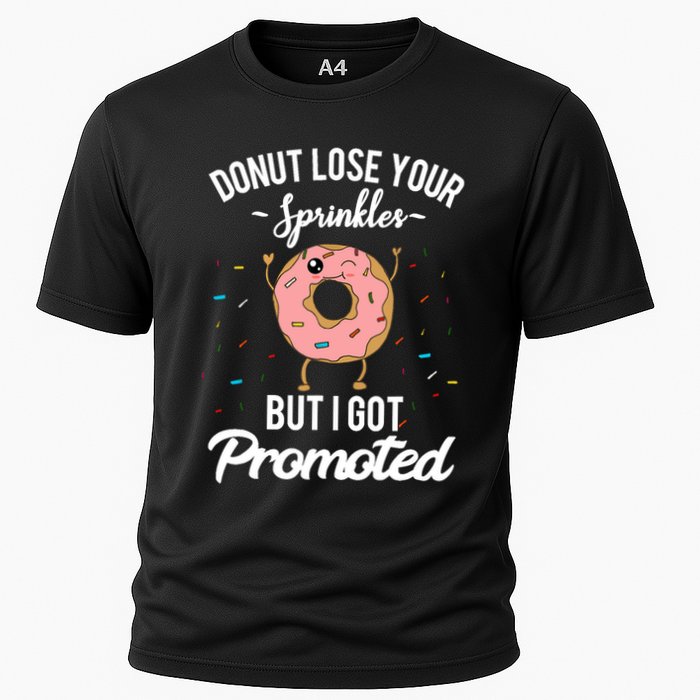 Funny Worker Appreciation I Got Promoted Job Promotion Cooling Performance Crew T-Shirt