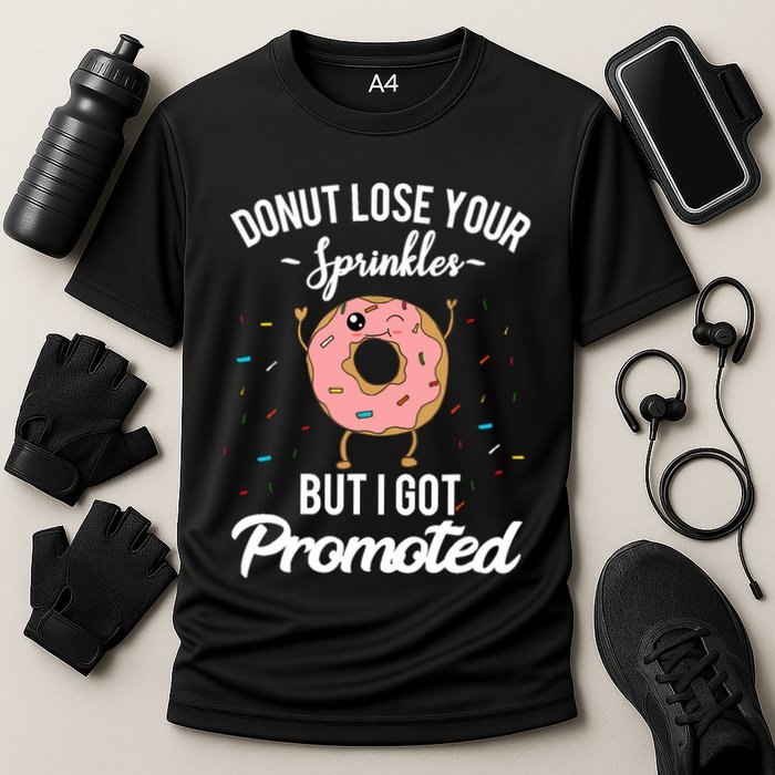 Funny Worker Appreciation I Got Promoted Job Promotion Cooling Performance Crew T-Shirt
