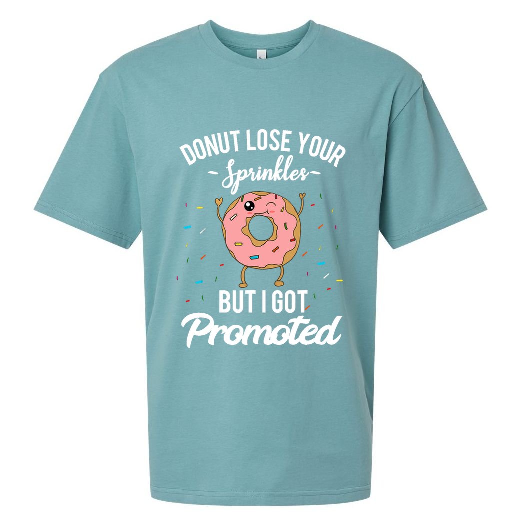 Funny Worker Appreciation I Got Promoted Job Promotion Sueded Cloud Jersey T-Shirt