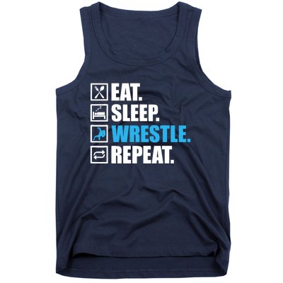 Funny Wrestling Art For Wrestle Athlete Wrestling Tank Top