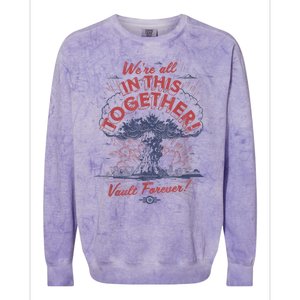 Fallout WeRe All In This Together Colorblast Crewneck Sweatshirt