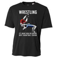 Funny Wrestling Art For Wrestling Athlete Cooling Performance Crew T-Shirt