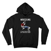 Funny Wrestling Art For Wrestling Athlete Hoodie