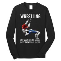 Funny Wrestling Art For Wrestling Athlete Long Sleeve Shirt