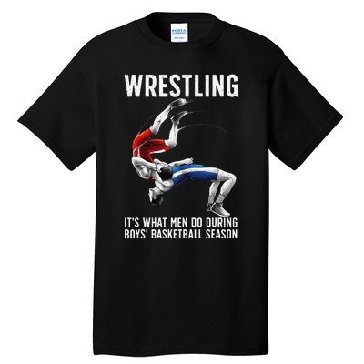 Funny Wrestling Art For Wrestling Athlete Tall T-Shirt