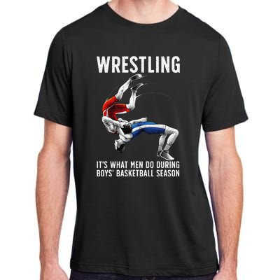 Funny Wrestling Art For Wrestling Athlete Adult ChromaSoft Performance T-Shirt