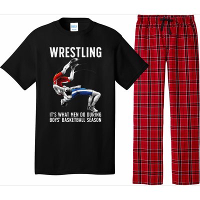 Funny Wrestling Art For Wrestling Athlete Pajama Set