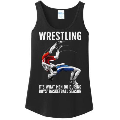 Funny Wrestling Art For Wrestling Athlete Ladies Essential Tank