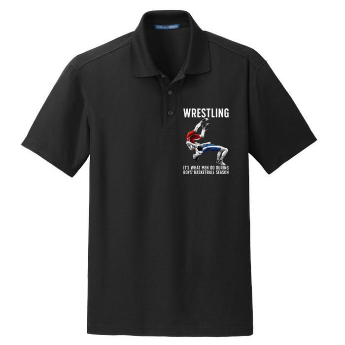 Funny Wrestling Art For Wrestling Athlete Dry Zone Grid Polo