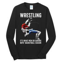 Funny Wrestling Art For Wrestling Athlete Tall Long Sleeve T-Shirt