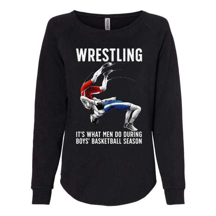 Funny Wrestling Art For Wrestling Athlete Womens California Wash Sweatshirt