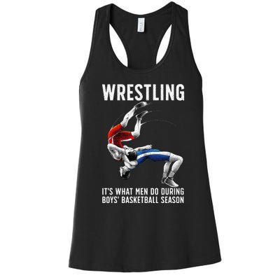 Funny Wrestling Art For Wrestling Athlete Women's Racerback Tank