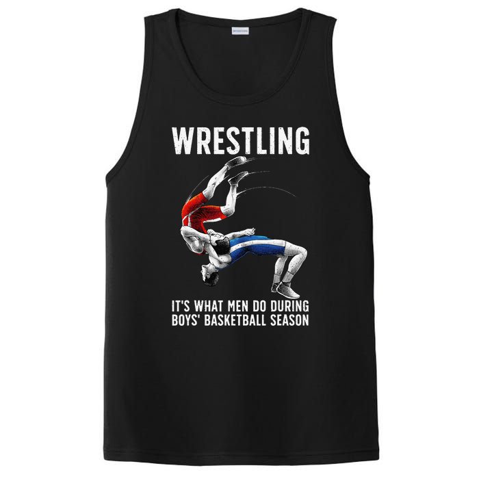 Funny Wrestling Art For Wrestling Athlete PosiCharge Competitor Tank