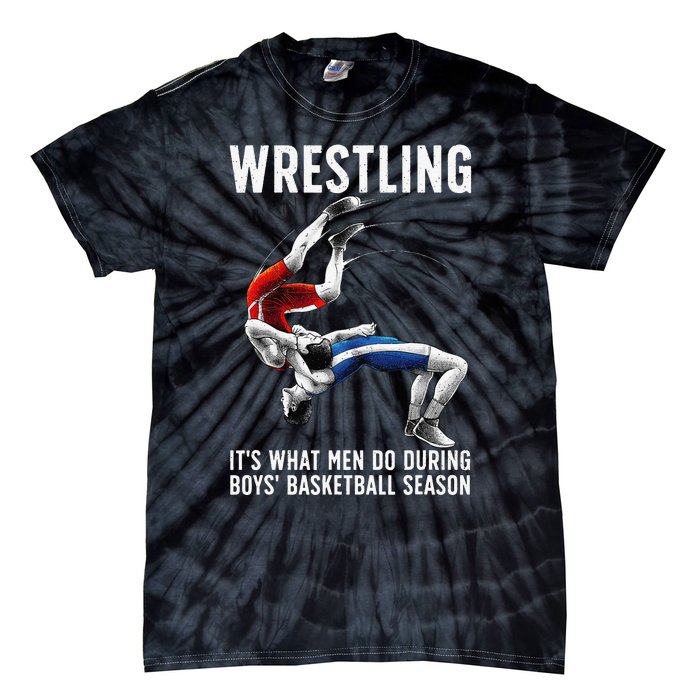 Funny Wrestling Art For Wrestling Athlete Tie-Dye T-Shirt