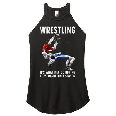 Funny Wrestling Art For Wrestling Athlete Women's Perfect Tri Rocker Tank