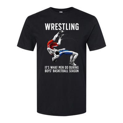 Funny Wrestling Art For Wrestling Athlete Softstyle CVC T-Shirt