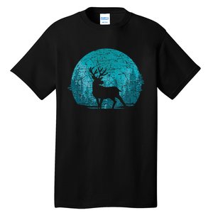 Forest Wildlife Animal Lover Deer Outdoors Trees Nature Tall T-Shirt