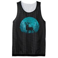 Forest Wildlife Animal Lover Deer Outdoors Trees Nature Mesh Reversible Basketball Jersey Tank