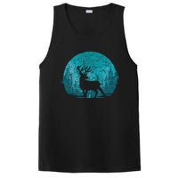 Forest Wildlife Animal Lover Deer Outdoors Trees Nature PosiCharge Competitor Tank