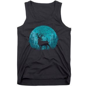 Forest Wildlife Animal Lover Deer Outdoors Trees Nature Tank Top