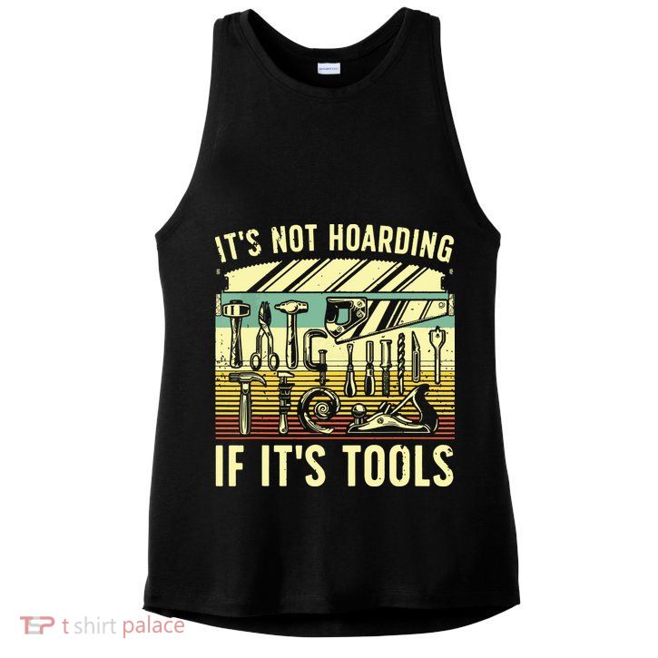 Funny Woodworker Art For Men Carpenter Wood Working Tools Ladies PosiCharge Tri-Blend Wicking Tank