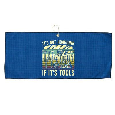 Funny Woodworker Art For Men Carpenter Wood Working Tools Large Microfiber Waffle Golf Towel
