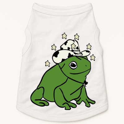 Frog With A Cowboy Hat Doggie Tank