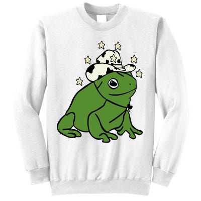 Frog With A Cowboy Hat Sweatshirt