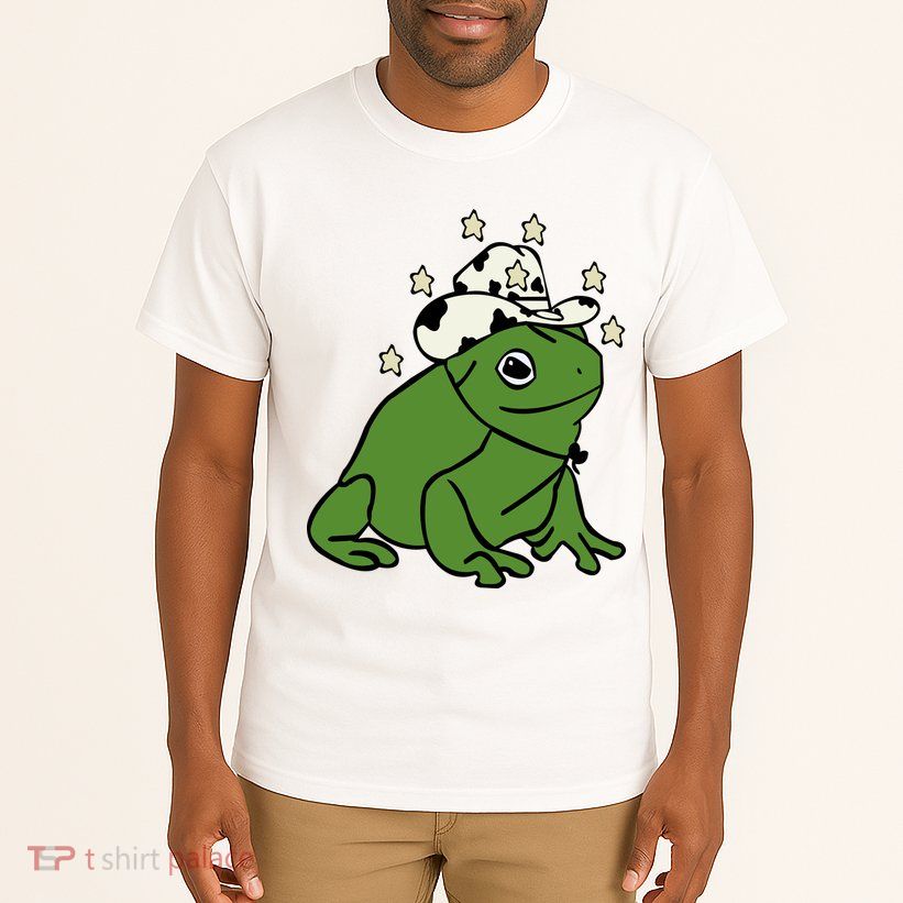 Frog With A Cowboy Hat Tall T-Shirt