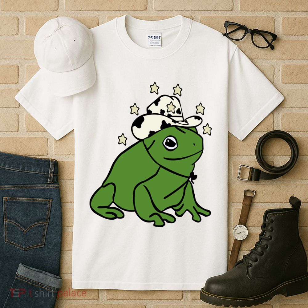 Frog With A Cowboy Hat Tall T-Shirt
