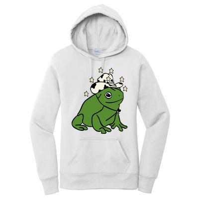 Frog With A Cowboy Hat Women's Pullover Hoodie