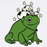 Frog With A Cowboy Hat Youth Performance Sprint T-Shirt