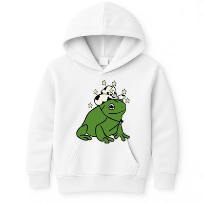 Frog With A Cowboy Hat Kids Hoodie