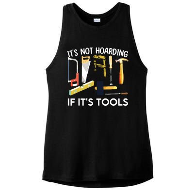 Funny Woodworker Art For Men Carpenter Woodworking Tools Ladies PosiCharge Tri-Blend Wicking Tank