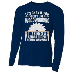 Funny Woodworking Art For Men Women Woodworking Woodworker Cooling Performance Long Sleeve Crew