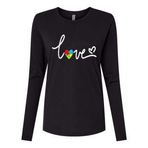 For Women Autism Awareness Tee Plus Size Womens Cotton Relaxed Long Sleeve T-Shirt