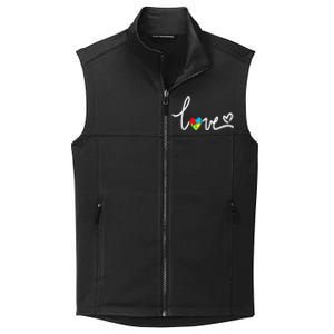 For Women Autism Awareness Tee Plus Size Collective Smooth Fleece Vest