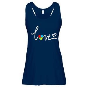 For Women Autism Awareness Tee Plus Size Ladies Essential Flowy Tank