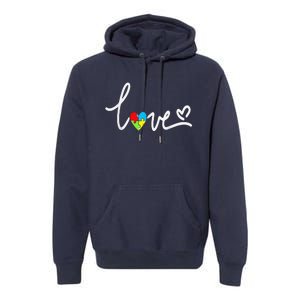 For Women Autism Awareness Tee Plus Size Premium Hoodie