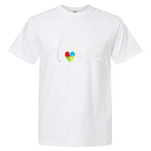 For Women Autism Awareness Tee Plus Size Garment-Dyed Heavyweight T-Shirt