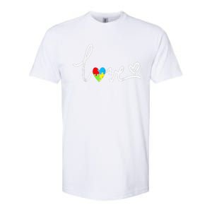 For Women Autism Awareness Tee Plus Size Softstyle CVC T-Shirt