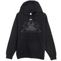 Funny Wormhole Astrophysics Physics Nerd Physicist Gift Premium Pullover Hoodie